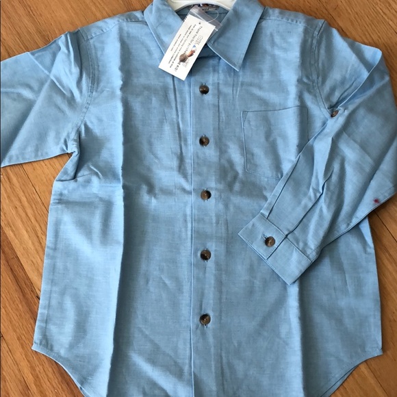 NWT BOUTIQUE BOYS BUTTON DOWN SHIRT - Picture 1 of 4